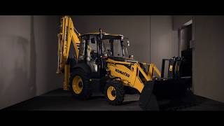 Komatsu WB93R-8 Backhoe Loader : Walk Around