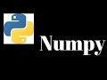 Python for Data Analysis | Intro to Numpy || Data Science