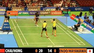 R16 - MD - Chai B. / Hong W. vs Endo.H. / Hayakawa K.(遠藤大由/早川賢一) - 2013 Japan Open