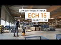 Low Lift Pallet Truck ECH 15 - Ready to go