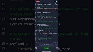 A python script that runs keyword search & prints number of matching occurrences from remote source.