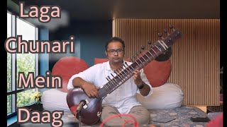 Old instrumental songs on sitar -laaga chunari mein daag ( just intro )