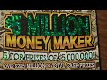 💸 5 MILLION MONEY MAKER OUR MOST EXPENSIVE TICKET EVER 🚨 BIG 00'S FOUND!! PENNSYLVANIA LOTTERY