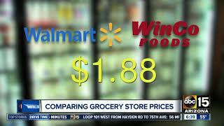 WinCo, Fry's, Safeway or Walmart? Which grocery chain has the lowest prices?