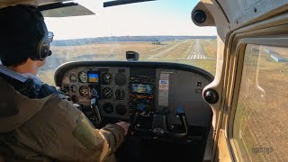 Eli Schaaf's first airplane solo at Sporty's Academy