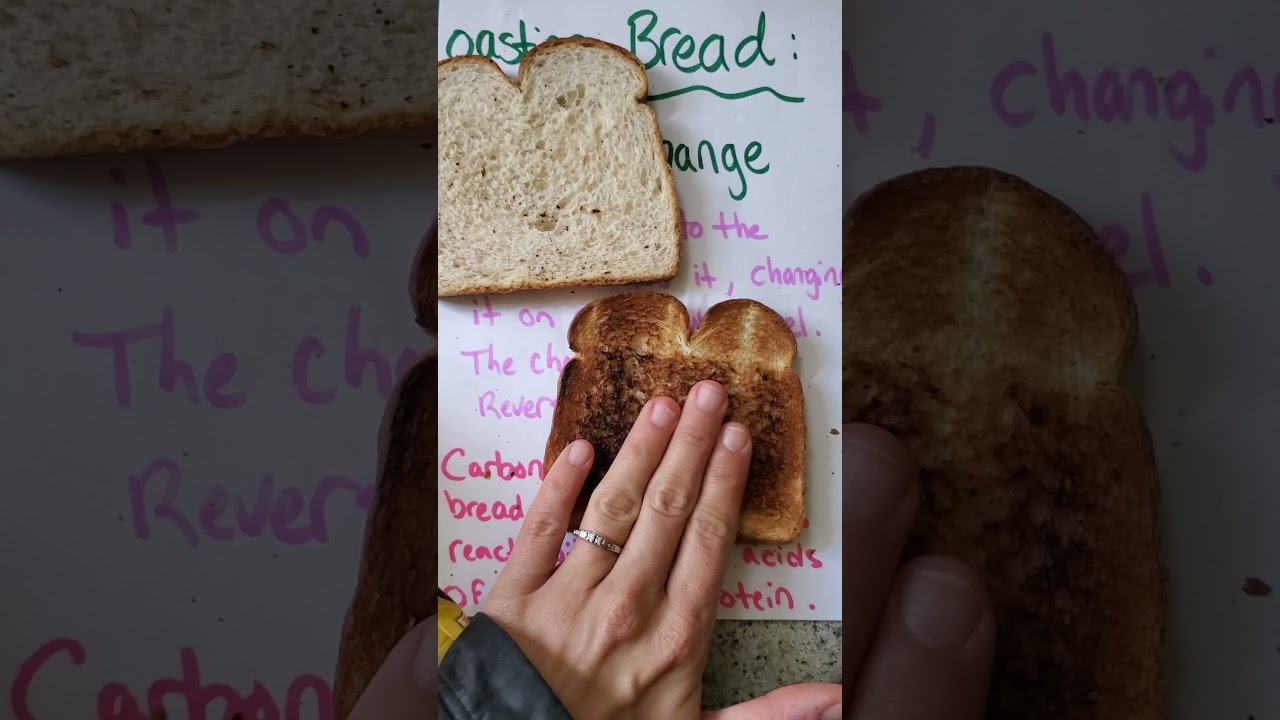 Toasting Bread- Chemical Change!! - YouTube