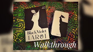 Black Violet Tarot ~ Mass Market Edition. Walkthrough & Thoughts.