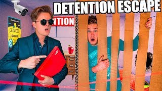 BOX FORT High School - ESCAPE Detention & CONFRONTING The PRINCIPAL (Challenge)