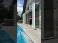 4 Season bifold door #shorts #renovation #poolhouse