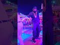 thuggizzle attends 80 s night onboard @carnival jubilee with carnival cruise director luie clare