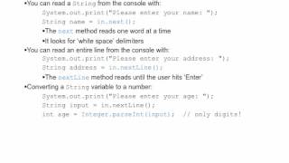 Java Concepts: Late Objects 3/e chapter 2 part 6