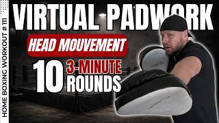 Virtual Padwork Workout | Boxing Head Movement & Combos