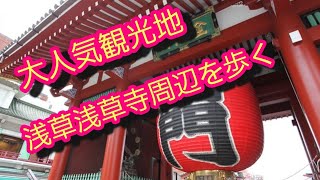 【外国人一番人気の観光地】tokyo-asakusa  雷門周辺を歩く2021.7