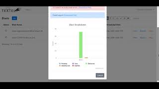 Textel Blast - Reporting Tool