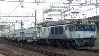 5767レ　EF64-1013牽引　白ホキ貨物列車　枇杷島駅通過