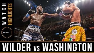 Wilder vs Washington HIGHLIGHTS: February 25, 2017 - PBC on FOX
