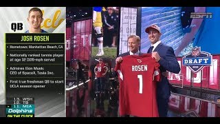 Cardinals Select QB Josh Rosen With 10th Overall Pick | 2018 NFL Draft | Apr 26,