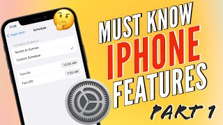 What is Night Shift Feature in iPhone I iPhone Night Shift I iPhone Features You Must Know: Part 1