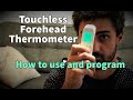 Touchless Forehead Thermometer - Easy to use!