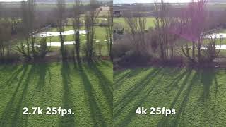 Mavic Pro 2.7K vs 4K