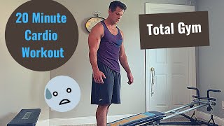 20 Min Cardio Workout with Total Gym / Weider Ultimate Body Works (Follow Along)