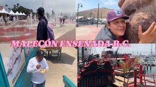 Visitando el Malecón de Ensenada Baja California. /nos encontramos a un personaje especial/ NAVABRR