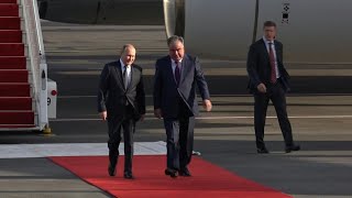 Russian President Putin begins visit to Tajikistan | AFP