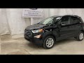 Black 2018 Ford EcoSport SE Review   - MacPhee Ford