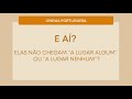 língua portuguesa “enfim ou em fim” ou