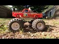 tamiya clodbuster first run with new chassis