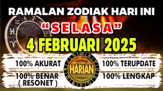 RAMALAN ZODIAK HARI INI SELASA 4 FEBRUARI 2024 LENGKAP DAN AKURAT