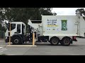 City of swan garbage and recycling trucks entering the depot