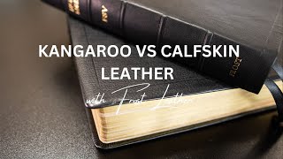 KANGAROO VS CALFSKIN LEATHER Comparison - with a Special at the End!