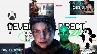 XBOX Developer Direct 2024 - Indiana Jones Shadow Dropping? Hellblade 2 coming soon? Avowed Goodness