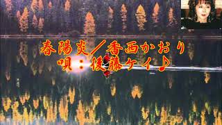 春陽炎／香西かおり／唄：後藤ケイ♪