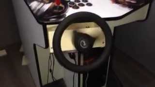 Mame cabinet steering wheel hang up test