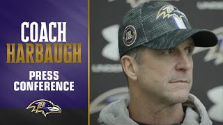 John Harbaugh Media Availability | Baltimore Ravens