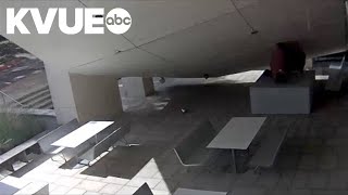 Video shows ceiling collapsing on UT Austin's campus