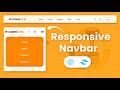 How to build a Responsive Navbar using ReactJS and Tailwind CSS for beginners