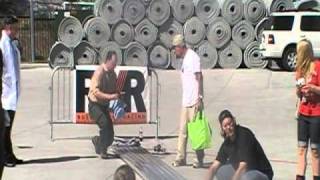 Fastest pine wood derby car at world's longest track at Rio Tinto Stadium Utah