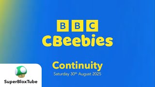 CBeebies UK | Continuity (Saturday 30th August 2025)