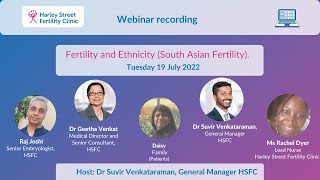 HSFC Webinar: Fertility and Ethnicity (South Asian Fertility