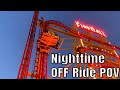 Fireball **NEW FOR 2022** (4K Nighttime OFF Ride POV)- Adventureland, Farmingdale, NY