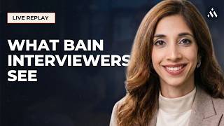 Live Replay Bain Case Interview With Live Feedback After Every Section
