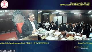 23 December 2024 | Court No. 35 | Live Streaming of the Court proceedings.