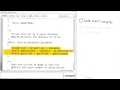 Find the Error - Intro to Java Programming