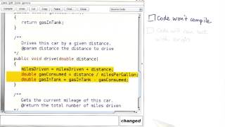 Find the Error - Intro to Java Programming