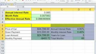 Office 2010 Class #21: Excel Formulas \u0026 Functions: Formula Inputs Numbers or Cell References?