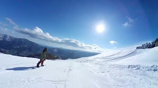 2021年1月18日　スカイバレイ　山頂から下山コース