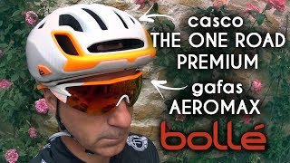 Casco The One Road Premium y gafas Aeromax de Bollé